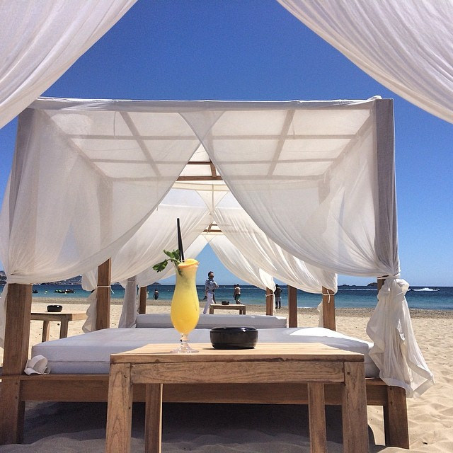 Ibiza beach lounge