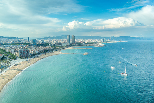 Kustlijn Barcelona
